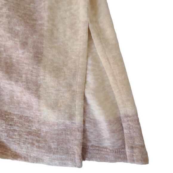 Laramendi Womens Tunic Blouse Collared Button Long Sleeve Colorblock Medium - Picture 6 of 14